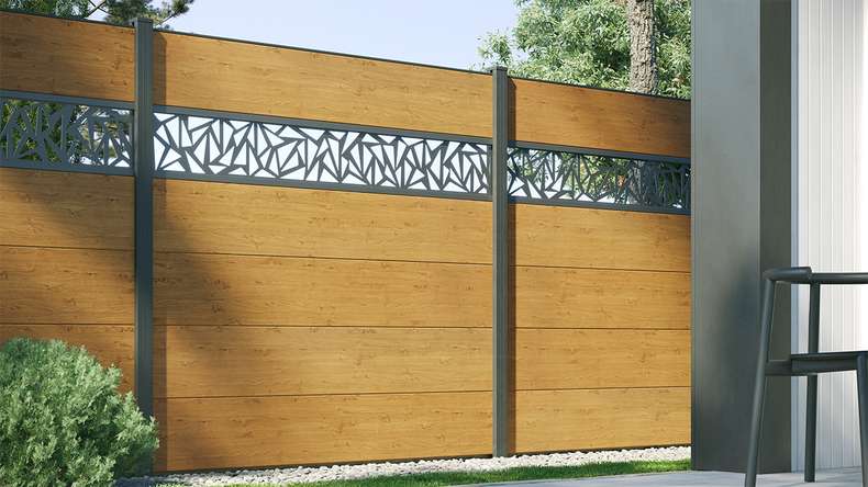 planeo Gardence - Designeinsatz Triangle 179,5x25,5x0,15 cm