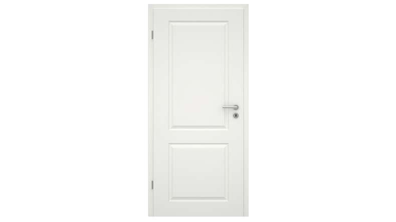 planeo Landhaus-Innentür VELA Casa 2F Weißlack 9010 Rundkante | lackiert - 1985 x 610|735|860|985 mm