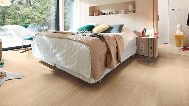 MEISTER Lindura-Holzboden HD 400 - 08922 Eiche natur champagner ultramattlackiert 2200 x 270 x 11 mm (500214-2200270-08922)