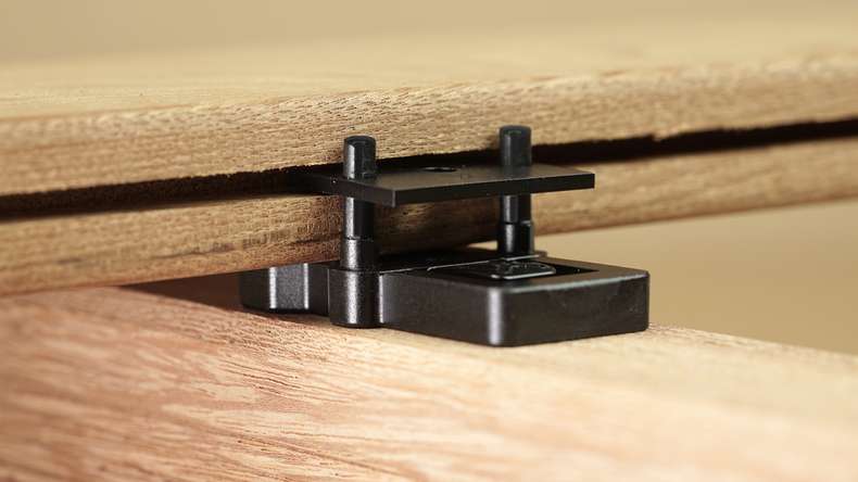 planeo Terrassenclip LIGO S/34 6mm Fuge - 80 St. Inkl. Terrassenschraube