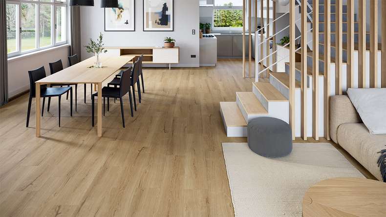 planeo Rigid Klick Vinyl - Loft Oak | Trittschalldämmung integr. (DF-K-432-055)