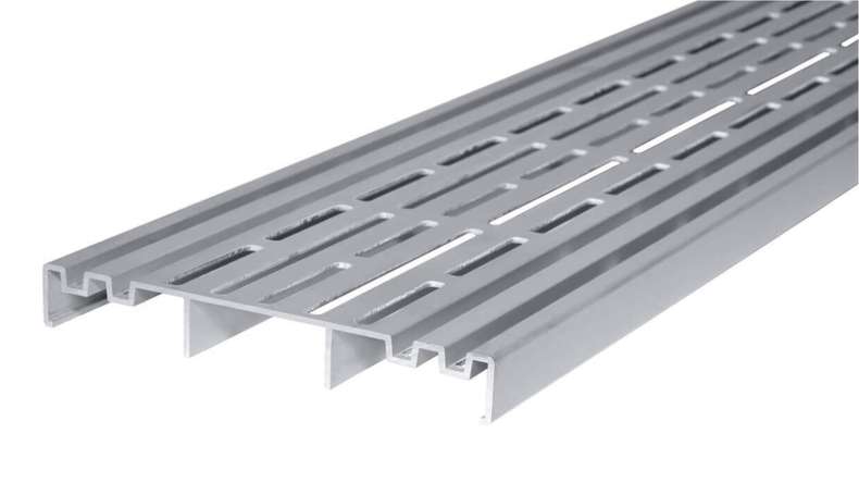 planeo Terrassen Lüftungsgitter - Ventilationsprofil 1200x150x20mm