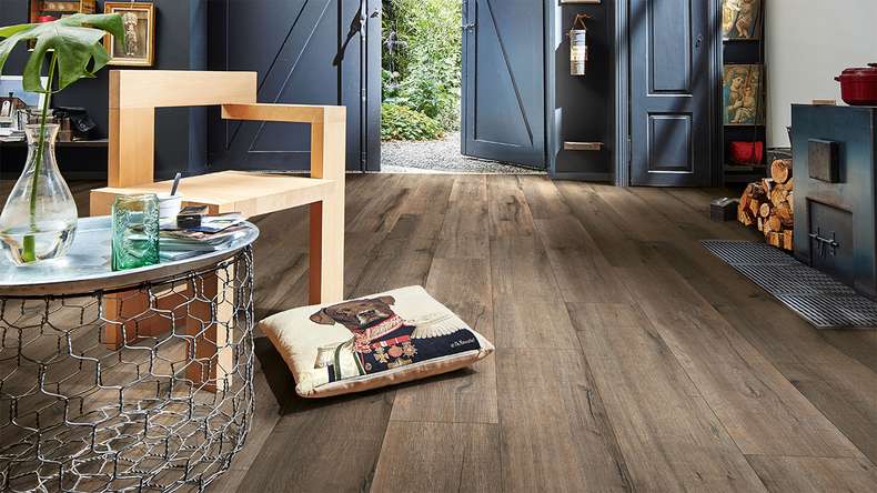 MEISTER Designboden MeisterDesign. next DD 500 S - 06986 Altholzeiche lehmgrau | Trittschalldämmung integr. (400054-1287220-06986)