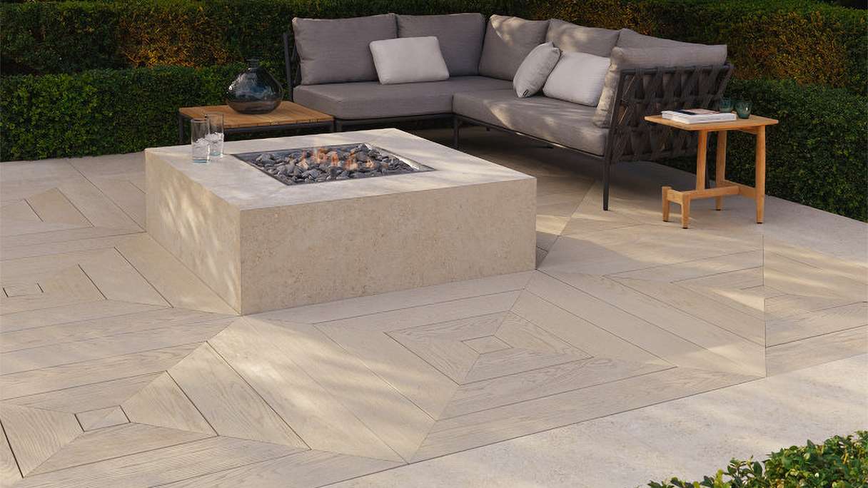 planeo Authoria PureBoard Terrassendiele Massiv - Light Lime Oak 3.6m strukturiert