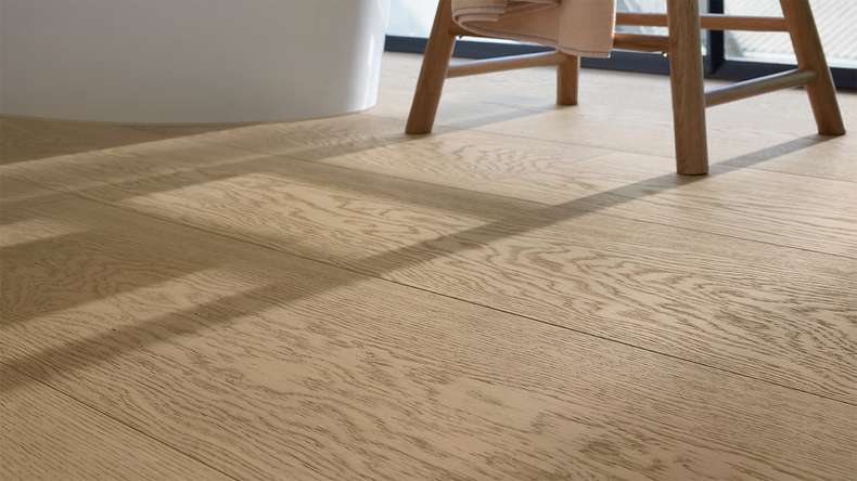 MEISTER Lindura-Holzboden HD 400 - 20224 Eiche natur sandgrau ultramattlackiert 2200 x 270 x 11 mm (500214-2200270-20224)