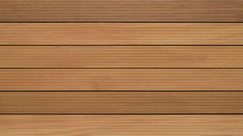 TerraWood Holzterrasse Bangkirai 3.97m - gerillt/genutet
