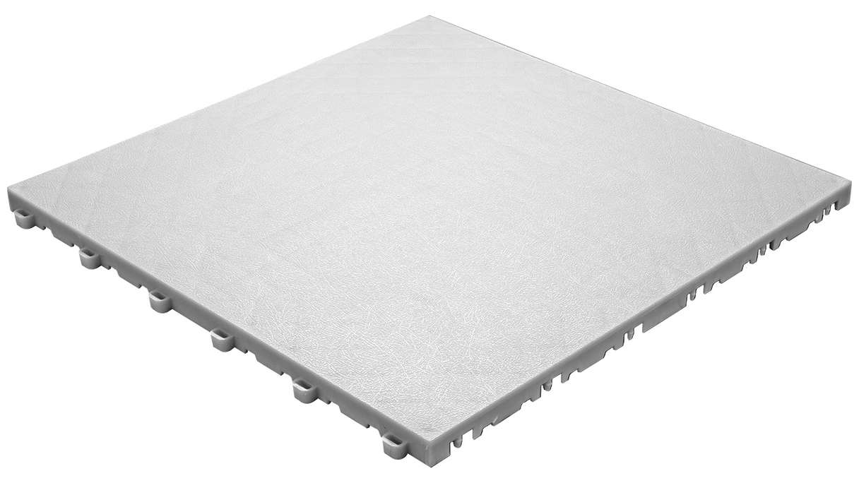 planeo Klickfliese Floor - Weiß-Alu