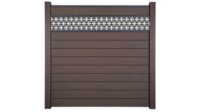 planeo Gardence Strong - BPC-Steckzaun Oriental Terra 180 x 180 cm