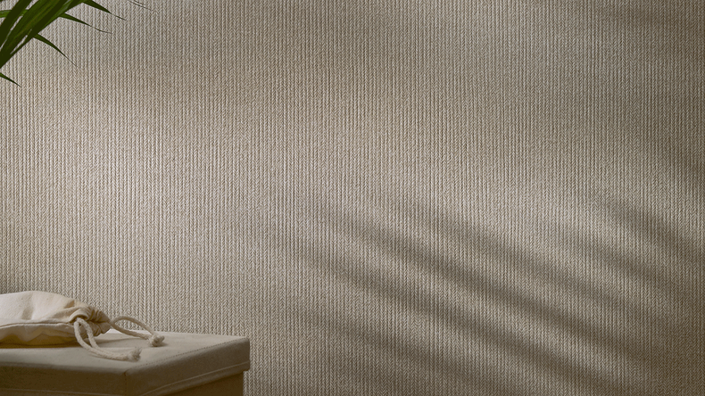 planeo Wandverkleidung SPC - CeraRock Tile Stripes Tweed Sand XL 280 x 117,5 cm
