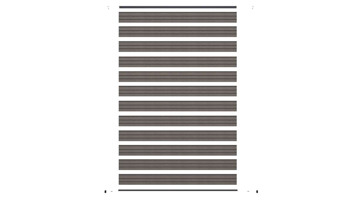 planeo LINEA - WPC CoEx Rhombus Steckzaun Dunkelgrau 176 x 183 cm