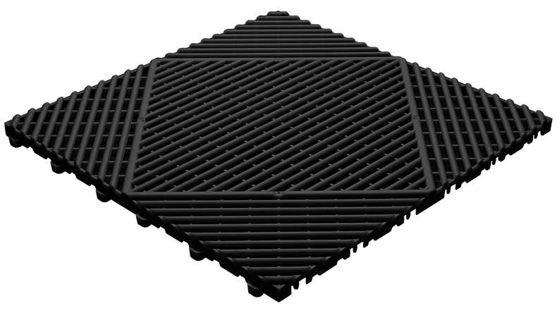 planeo Klickfliese Classic - Schwarz
