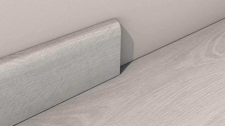 Gerflor Vinyl Sockelleiste - Bohem Light Grey 10 x 60 x 2000mm (6086S195)