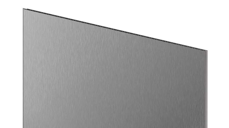 planeo Wandverkleidung Kunststoff Paneele XL - MPC Steel Brushed 60 x 265 cm