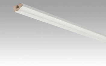MEISTER Sockelleisten Deckenabschlussleisten Fineline weiß 4029 - 2380 x 38 x 19 mm (200031-2380-04029 - 2601234029)