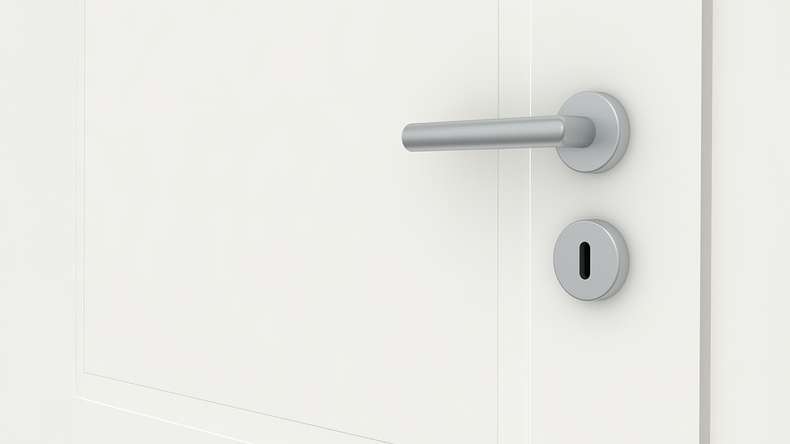 planeo Design-Innentür VELA Lallu 2 Weißlack 9010 Eckkante | lackiert - 1985 x 610|735|860|985 mm