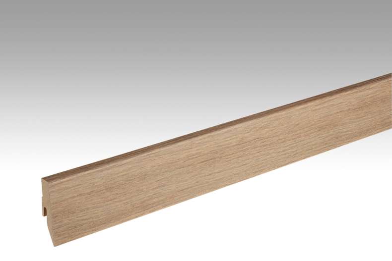 MEISTER Sockelleisten Fußleisten Eiche greige 1215 - 2380 x 60 x 20 mm (200049-2380-01215 - 1030231215)