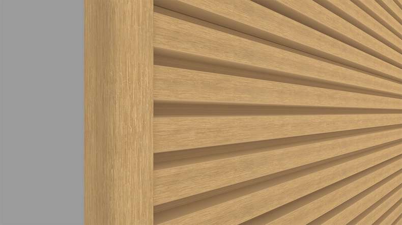 planeo LINEA Slim - WPC CoEx Fassadenverkleidung Sand 2900 x 215 mm
