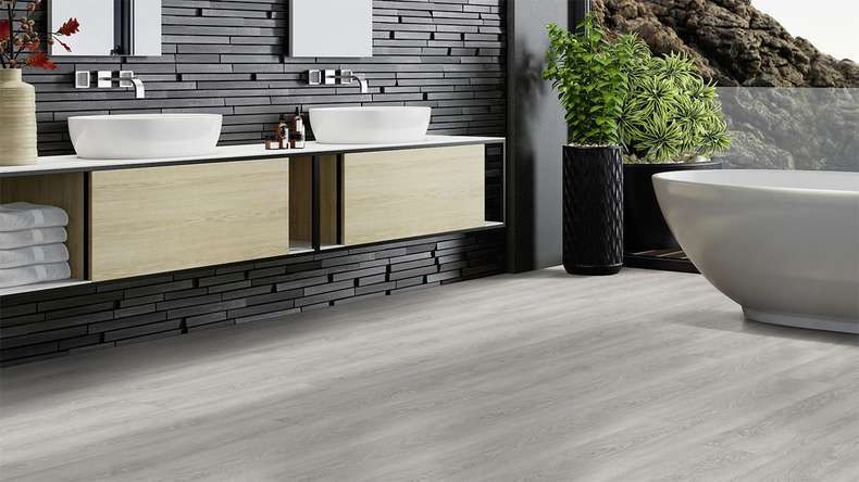 Gerflor Klick Vinyl - Virtuo 30 Rigid Acoustic EIR Bohem Dark grey | Trittschalldämmung integr. (39111457)