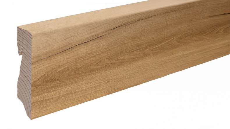 planeo Sockelleiste Eiche Natur 16 x 58 x 2400 mm