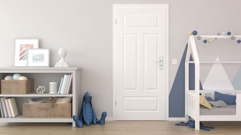 planeo Landhaus-Innentür PUREA Casa 4 AR Weißlack 9003 Designkante | lackiert - 2110 x 610|735|860|985 mm