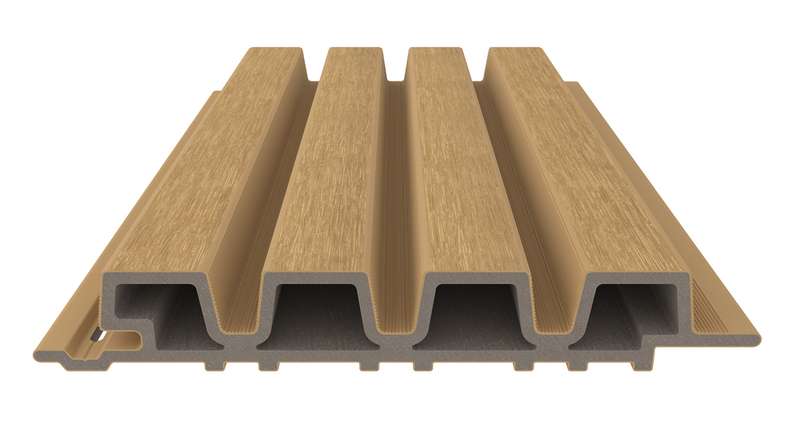 planeo LINEA Slim - WPC CoEx Fassadenverkleidung Sand 2900 x 215 mm