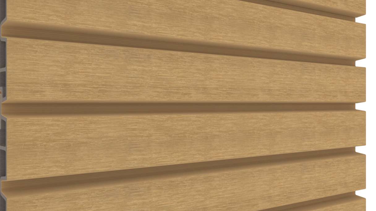 planeo LINEA Wide - WPC CoEx Fassadenverkleidung Sand 2900 x 181 mm