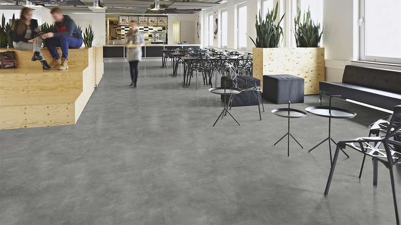 Forbo Allura Material 55 Klebevinyl - Natural Concrete 500 x 500 mm (62522DR5)