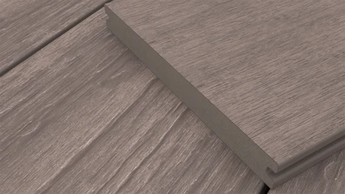 planeo MAXLine Antik - 3m WPC CoEx ummantelte XL Terrassendiele Massiv - Grau rustikal strukturiert/glatt gebürstet