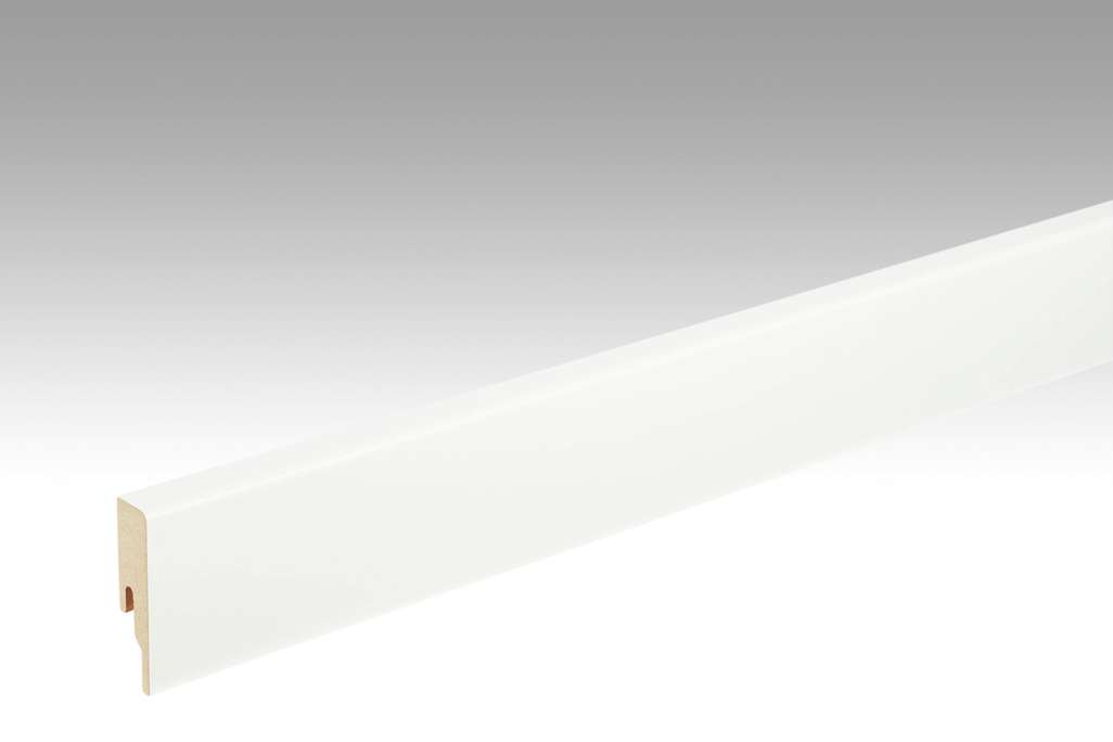 MEISTER Sockelleisten Fußleisten Weiß streichfähig DF 2222 - 2380 x 60 x 16 mm (200013-2380-02222 - 6948232222)