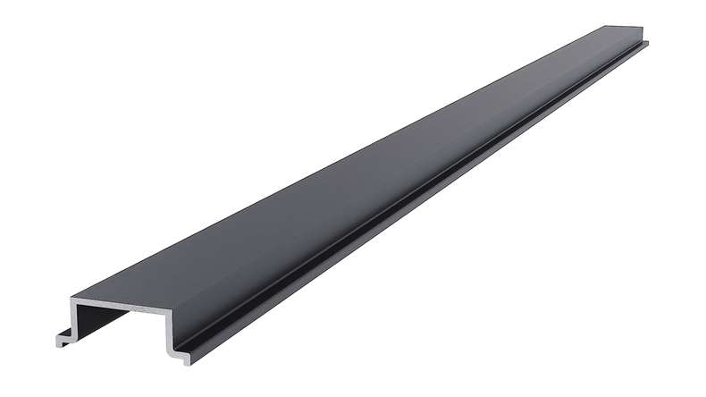 planeo Aluminium Pfostenabdeckleiste Anthrazit 190 cm