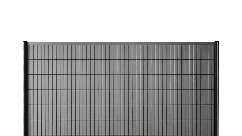 planeo WPC Streifen Set - Anthrazit L 250 x H 123 cm