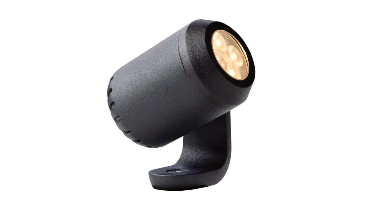 planeo Gartenbeleuchtung 12V - LED-Strahler Juno 2 Strahler Alu - 1.5W 192 Lumen