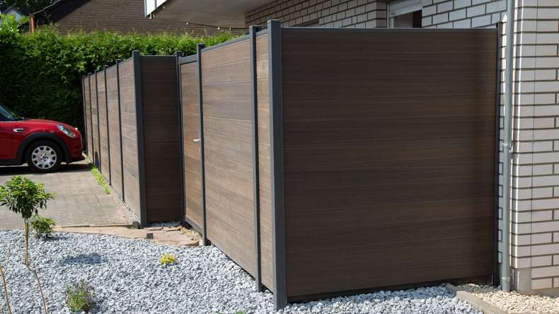 planeo Gardence Strong - Alu-Universalleiste Anthrazit 300 cm