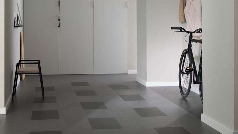 Forbo Linoleum Marmoleum Klick - Volcanic ash 60x30cm - 633872
