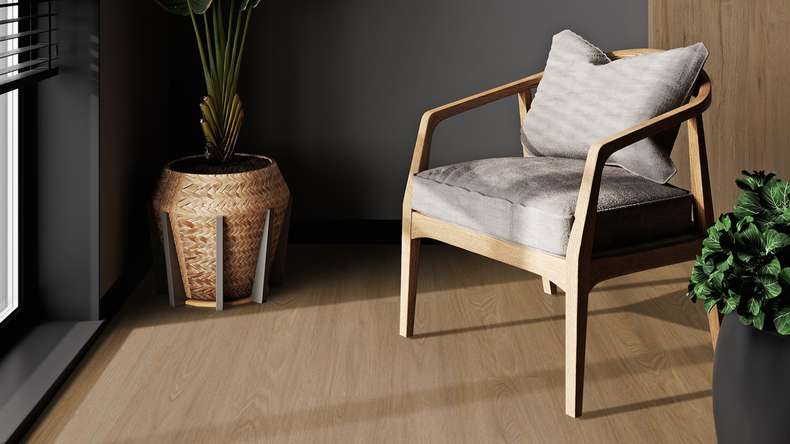Gerflor Klebevinyl - Virtuo 30 EIR Blomma Brown | Synchronprägung (39001461)