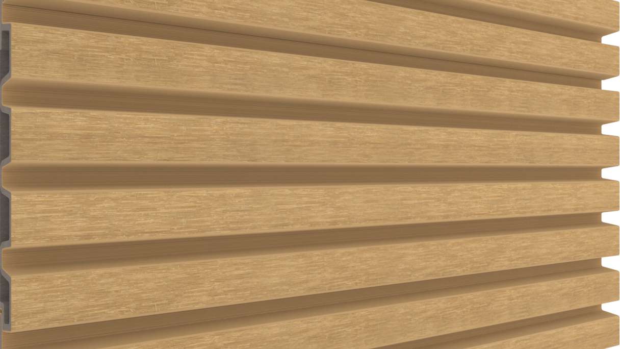 planeo LINEA Slim - WPC CoEx Fassadenverkleidung Sand 2900 x 215 mm