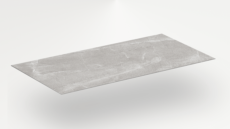 planeo Wandverkleidung SPC - CeraRock Tile Light Grey Marble XL 280 x 117,5 cm