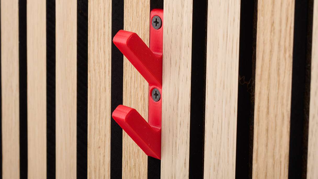 planeo 3D Haken - Rot 2 Stk