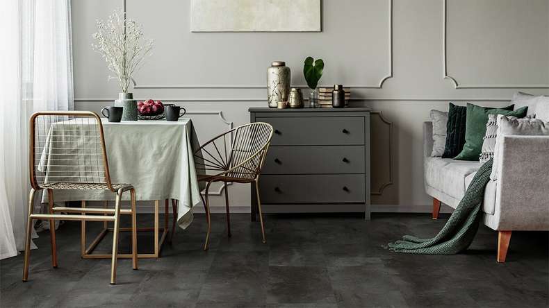 Gerflor Klick Vinyl - Senso Clic 3 Shale Black | Made in France (61221297)