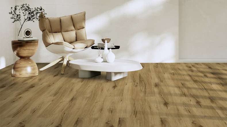 Gerflor Klick Vinyl - Senso Premium Rigid Acoustic Bambi fauve | Trittschalldämmung integr. (40441629)