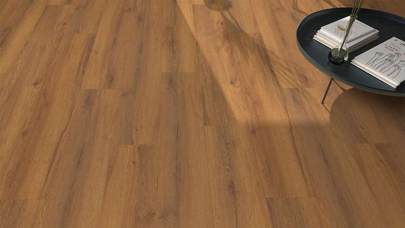 planeo Designboden zum Klicken - Eco Home&Health Rustic Oak Brown | Trittschalldämmung integr. (LO-EK-02)