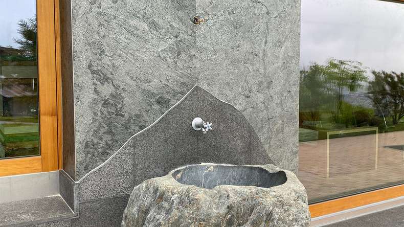 planeo EVOLITH Slate&Stone - Naturstein Wandverkleidung Urban Grey 1220 x 610 mm