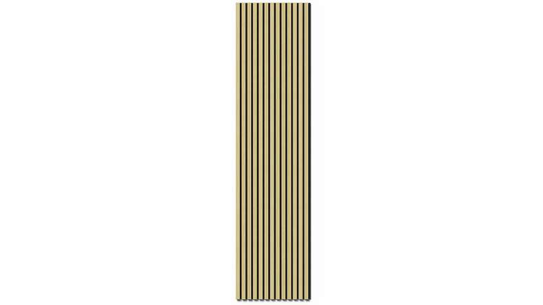 planeo Akustikpaneele - Kiefer 2480 x 600 x 21.5 mm | schwer entflammbar Brandschutz Klasse B