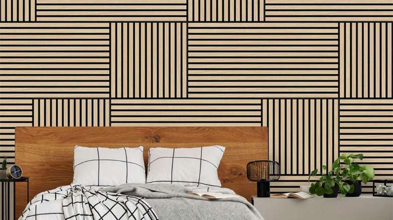 planeo Akustikpaneel - MixWall Timber Touch Flare Oak 52 x 52 cm | Echtholzfurnier (PLMW-00011A)