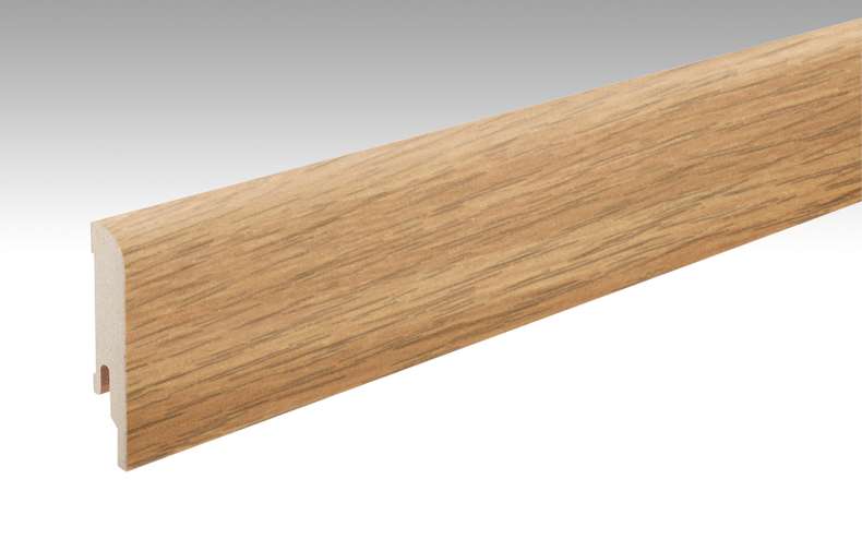 MEISTER Sockelleisten Fußleisten Eiche 6443 - 2380 x 80 x 16 mm (200006-2380-06443 - 6939236443)