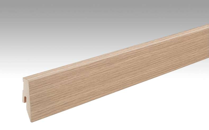 MEISTER Sockelleisten Fußleisten Feldeiche hell 6843 - 2380 x 60 x 20 mm (200005-2380-06843 - 6938236843)