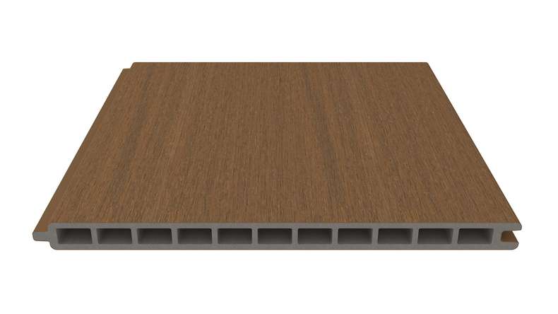 planeo INFINITY XL-Board - WPC CoEx Steckzaun Burma Teak 176 x 183 cm