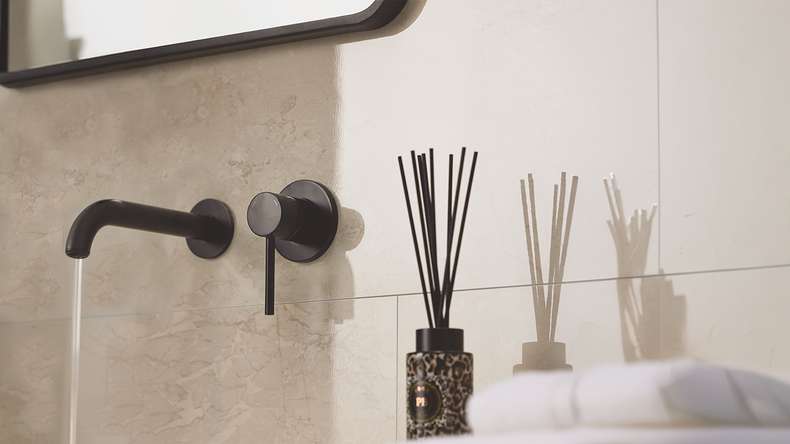 planeo StrongWall - Wandverkleidung Kunststoff Cala 65 x 37,5 cm Hochglanz