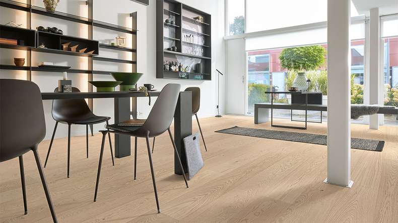 MEISTER Holzboden - Natureflex HD 100 Eiche lebhaft cremeweiss 20014 | Authentisches Erscheinungsbild (500139-2200210-20014)