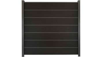 planeo Gardence Deluxe - BPC-Gartenzaun Schwarz co-ex
